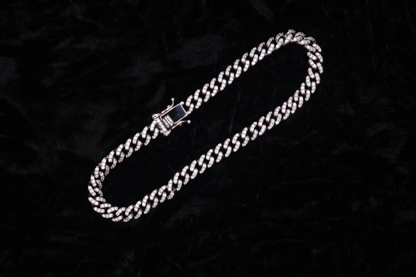 3MM Iced out Cuban Link Bracelet