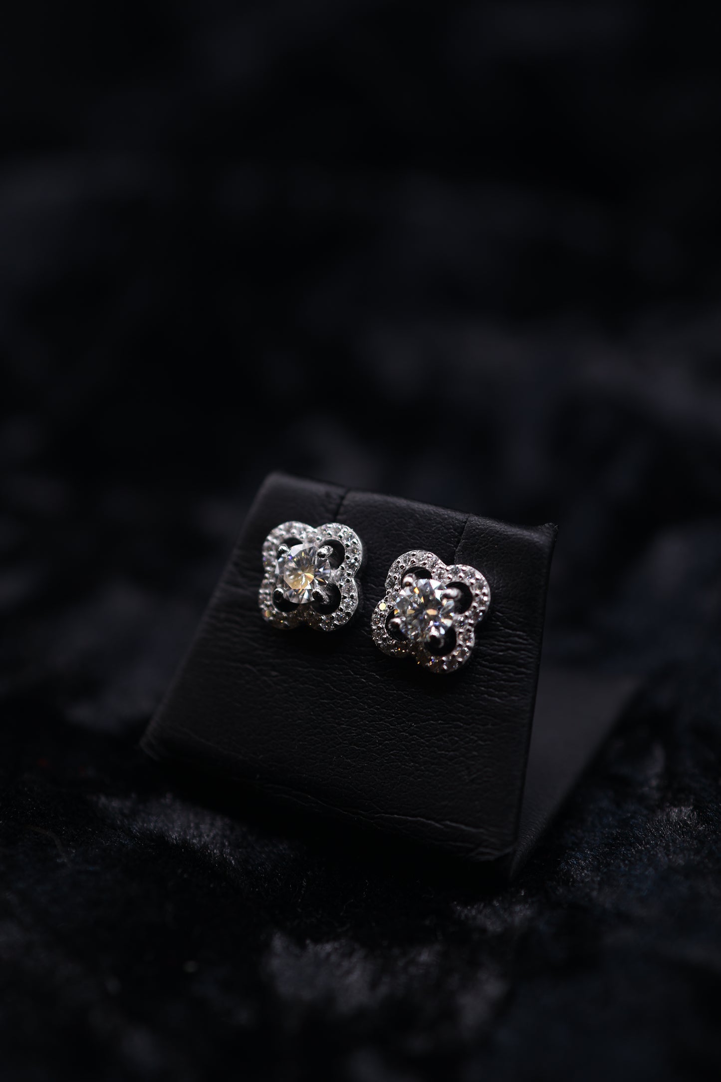 iced out Moissonite Earring