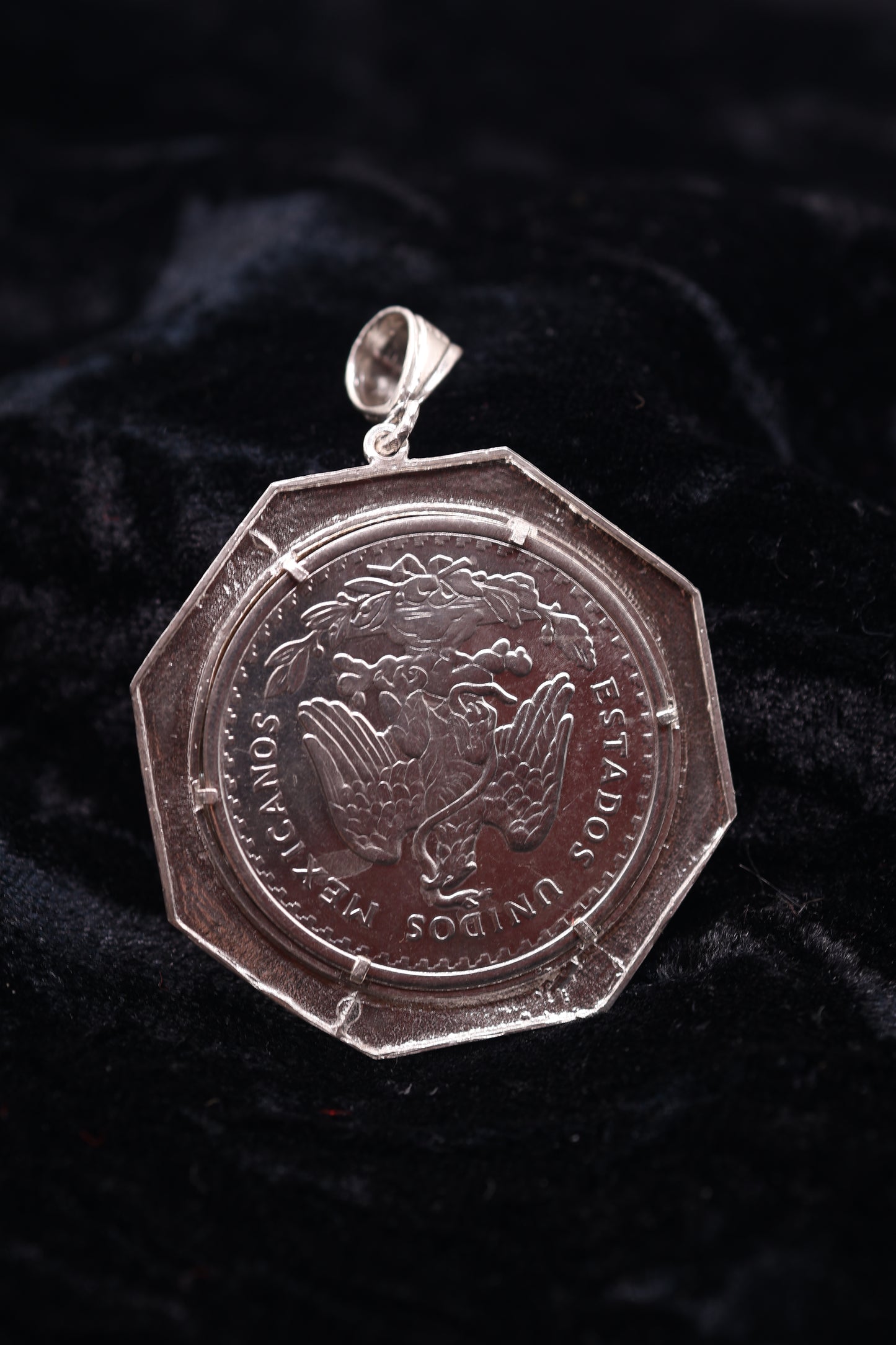 octogon bezel Centenario Pendant