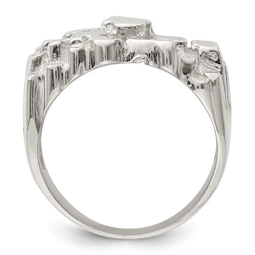 Silver Nugget Ring