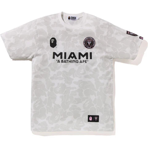 Bape x Inter Miami CF Camo Tee White Camo