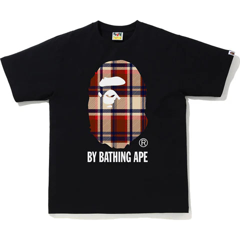BAPE A BATHING APE CHECK BY BATHING TEE