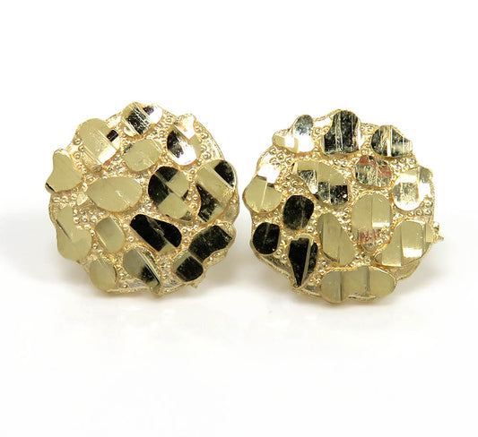 Small Round 10k gold earring