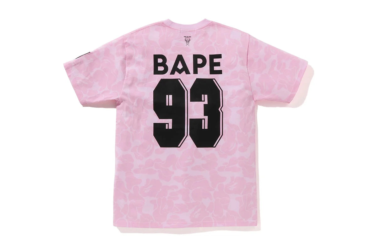 Bape x Inter Miami CF Camo Tee Pink