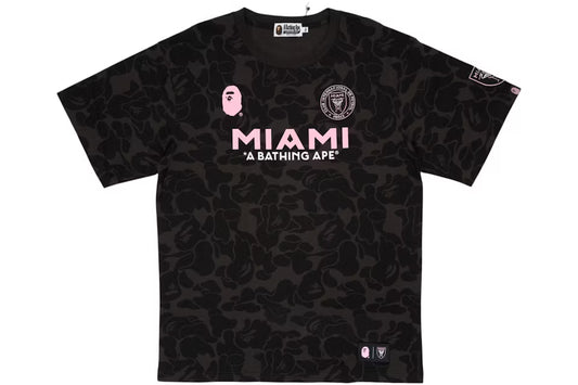 Bape x Inter Miami CF Camo Tee Black