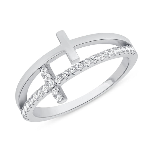 Double cross Ring