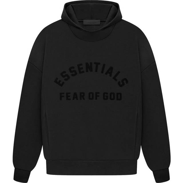 JET BLACK HOODIE ESSENTIALS (FEAR OF GOD)