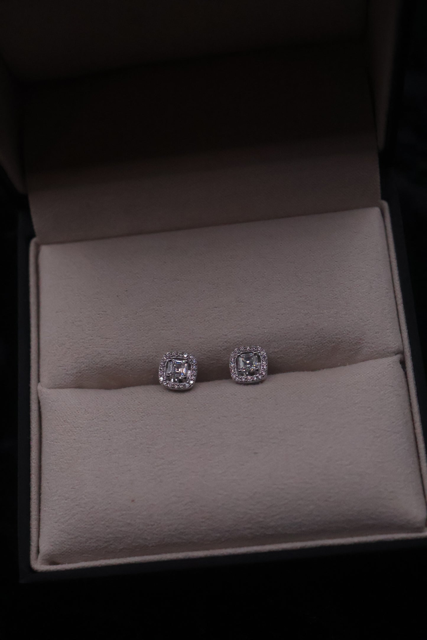Baguette Moissonite Earrings