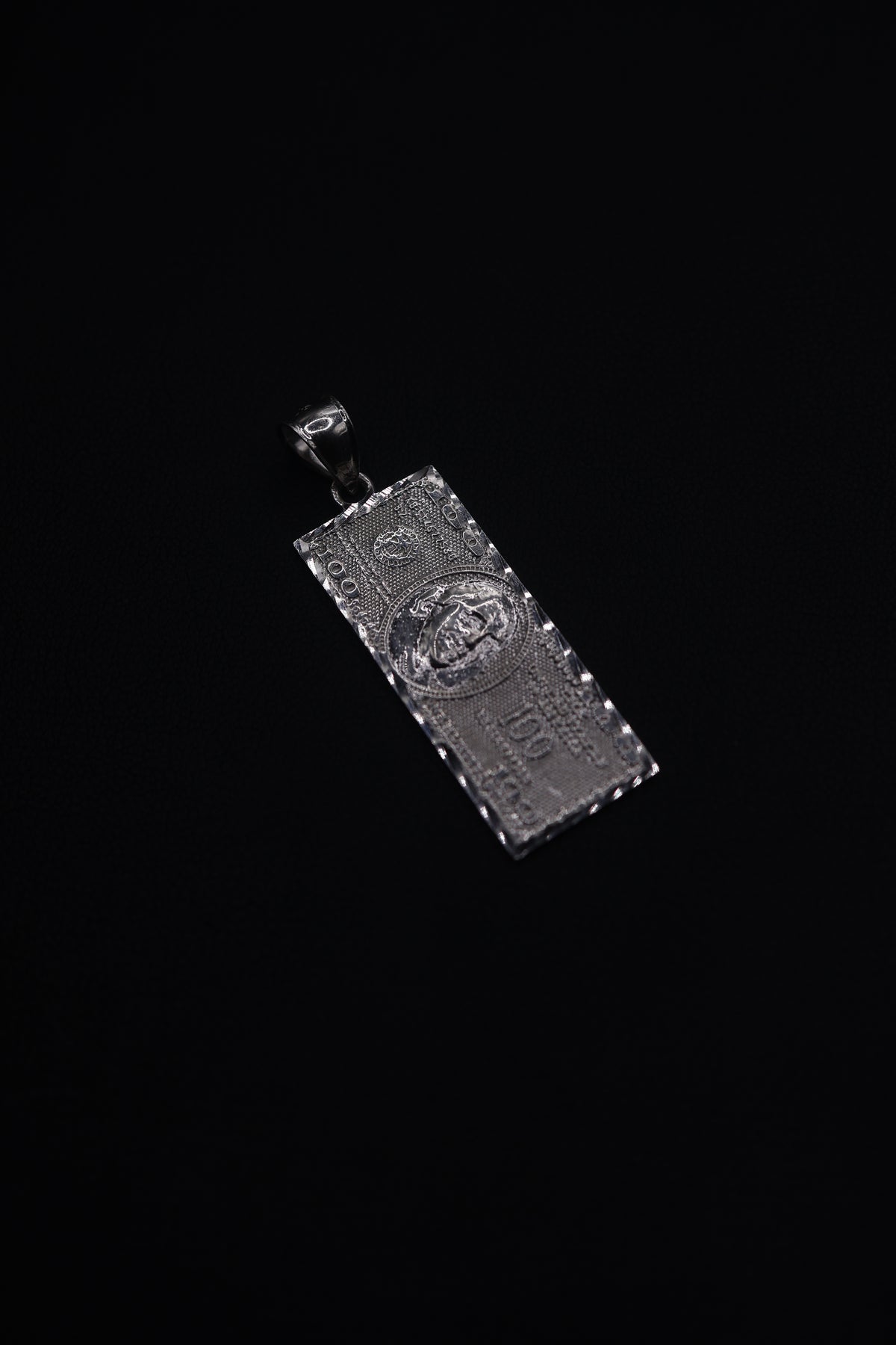 100$ Dollar Bill pendant Big