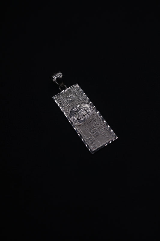 100$ Dollar Bill pendant Big