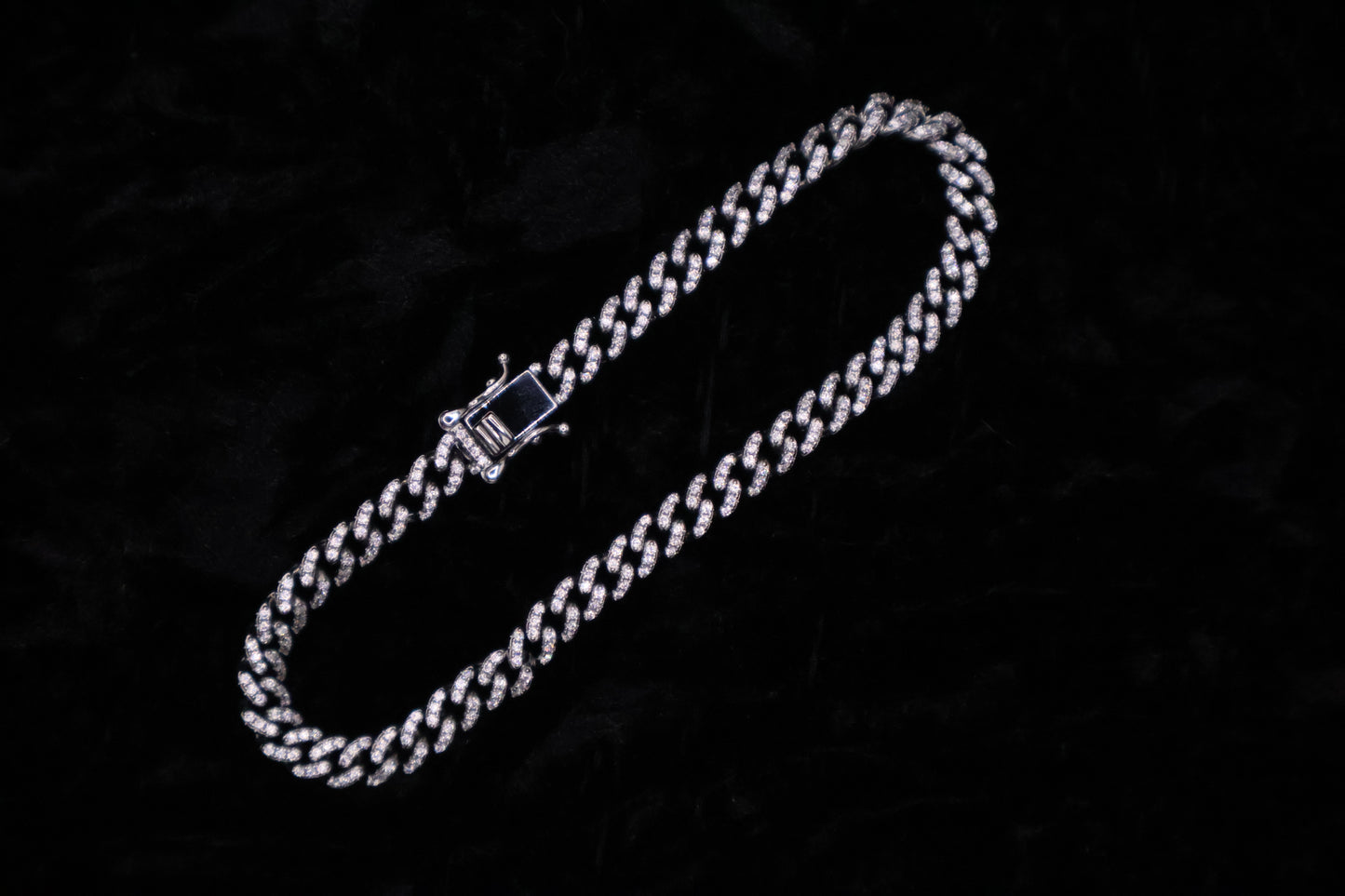 3MM Iced out Cuban Link Bracelet