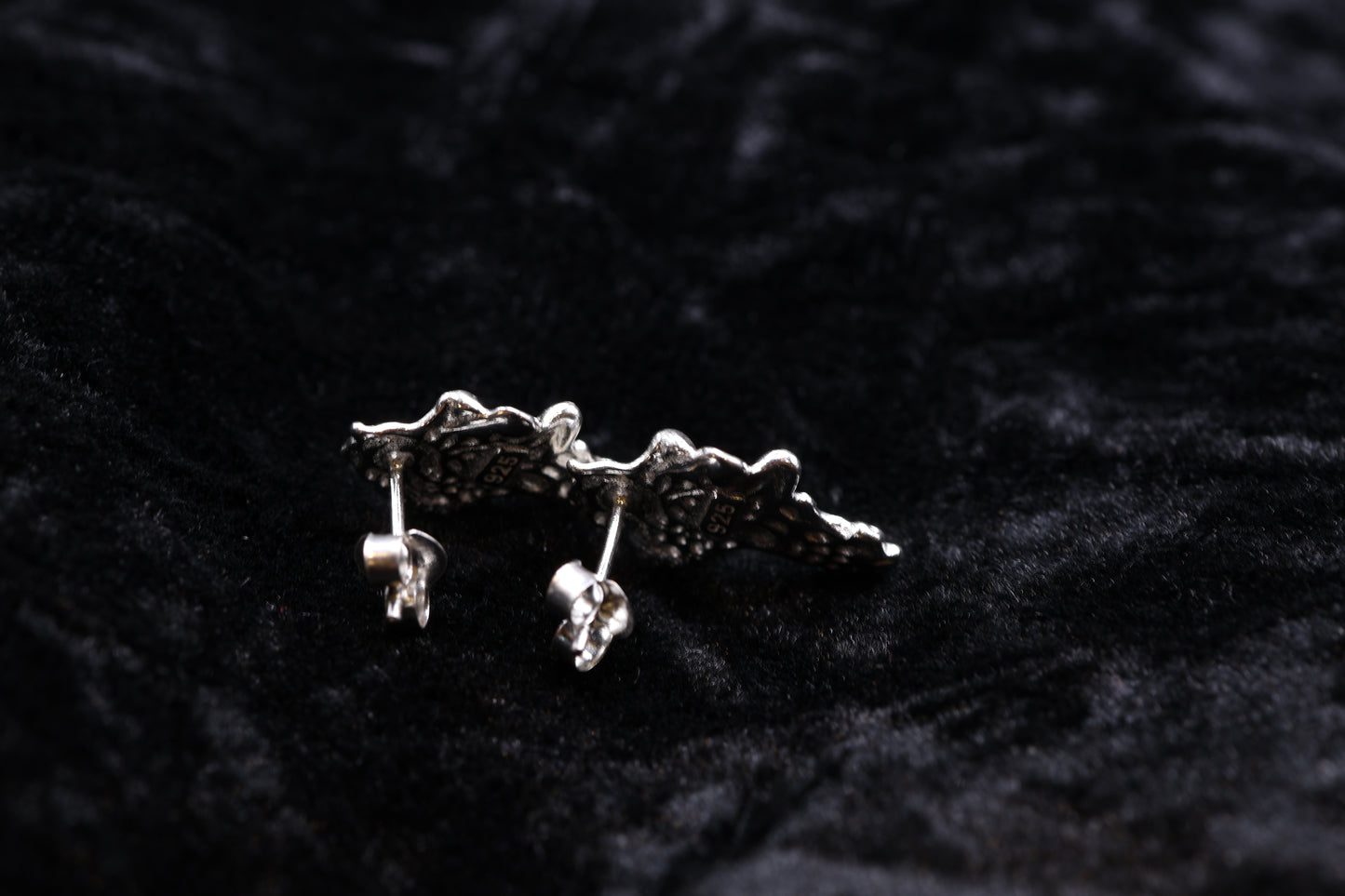 Silver Nugget Earring