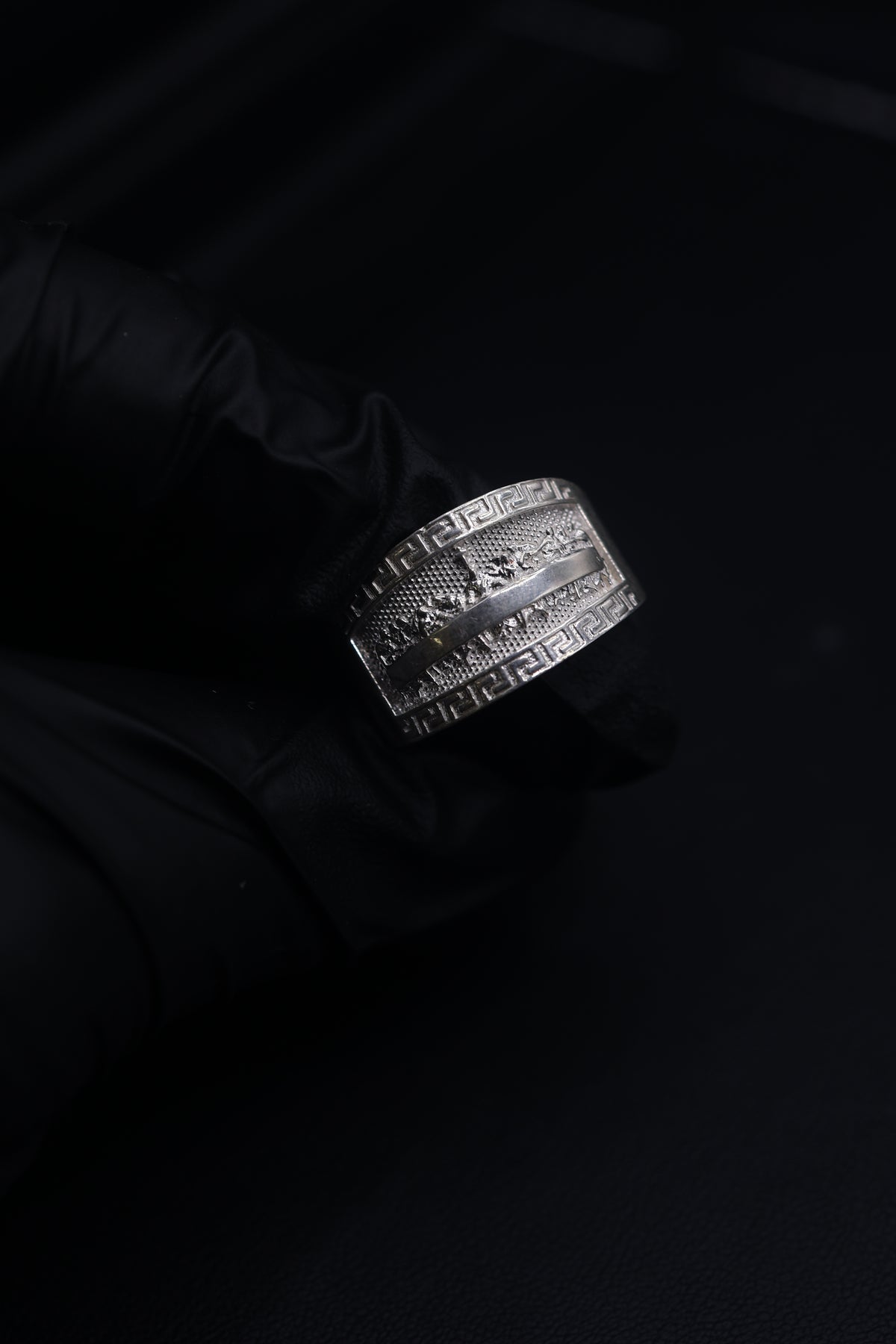 Mens Last supper Ring Silver