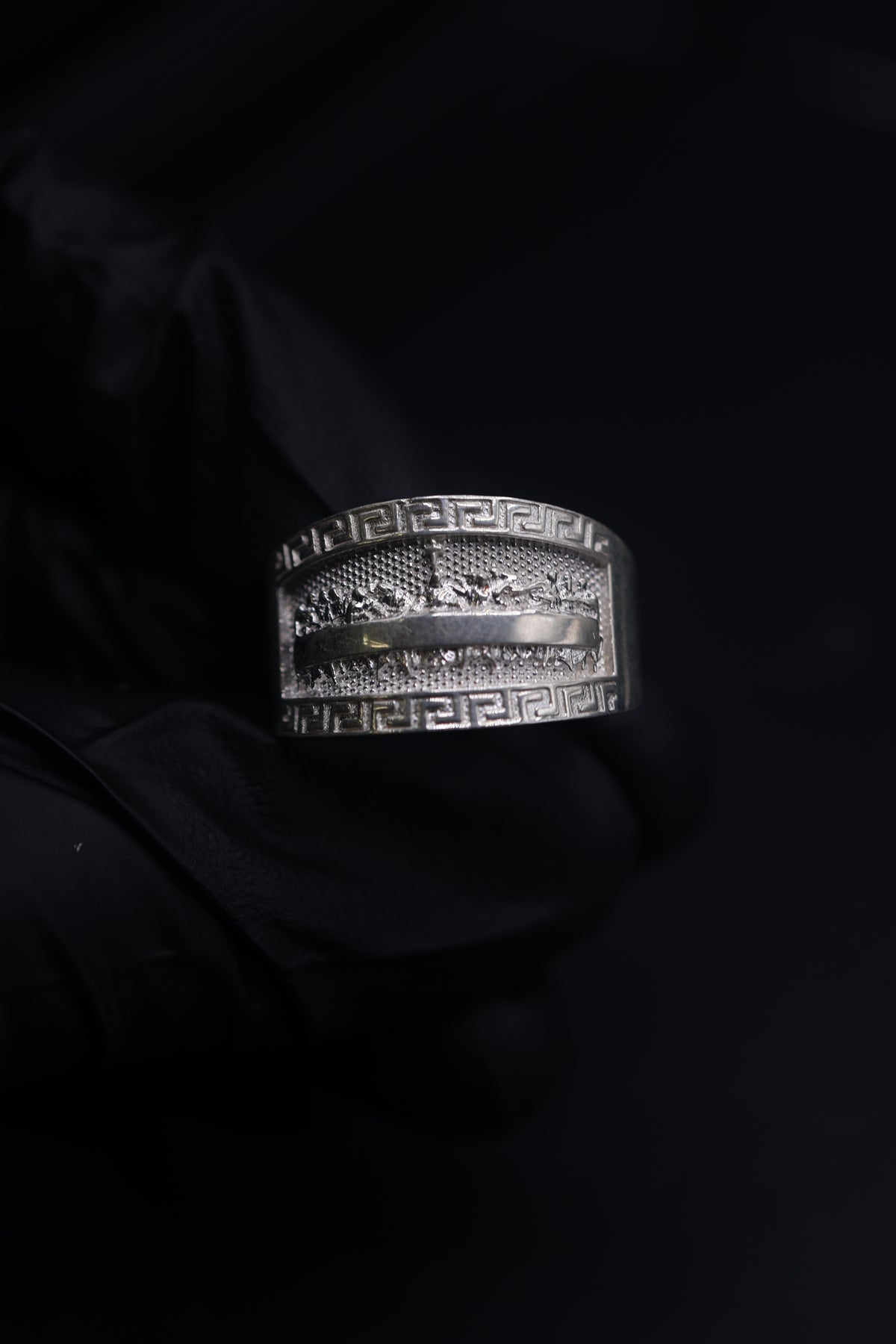 Mens Last supper Ring Silver