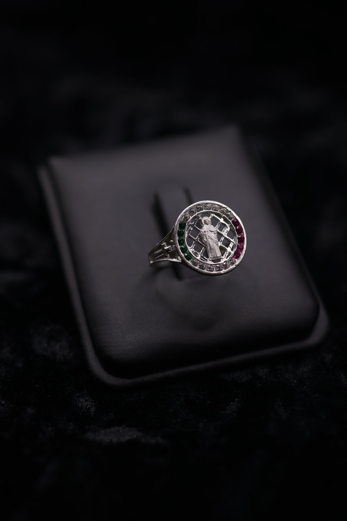 Iced out san judas ring