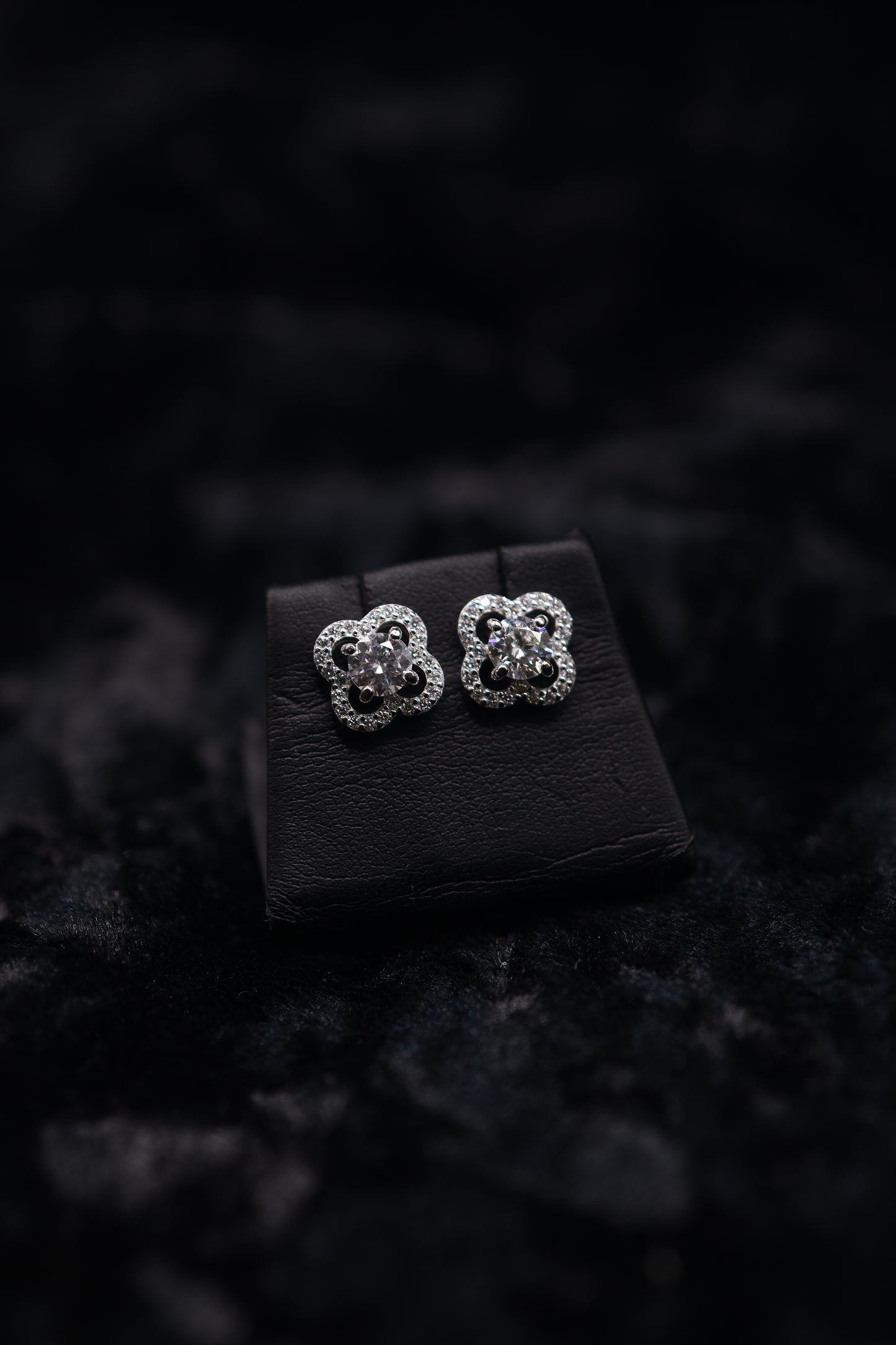 iced out Moissonite Earring