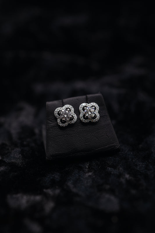 iced out Moissonite Earring