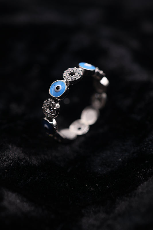 Blue Evil Eye Ring