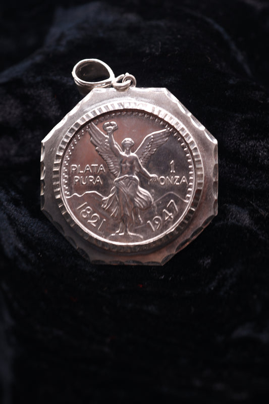 octogon bezel Centenario Pendant