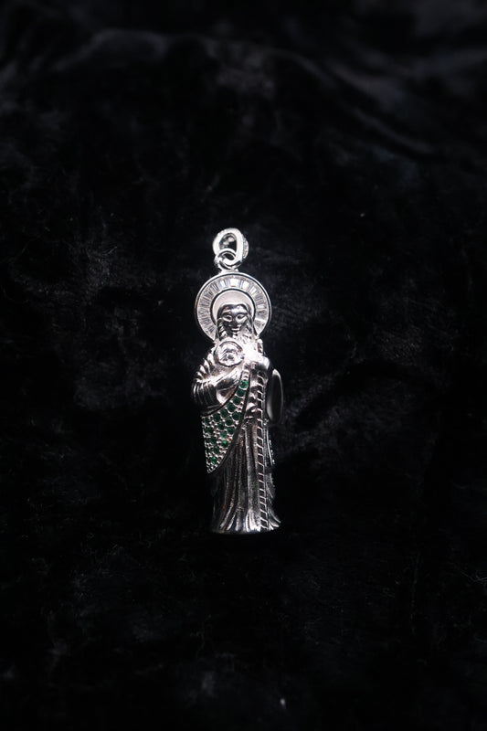 Small 3D San judas pendant