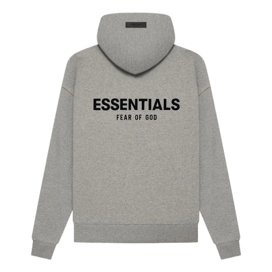 DARK OAT MEAL ESSENTIAL HOODIE (FEAR OF GOD )