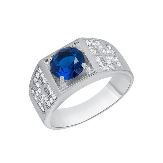 Silver Saphire ring